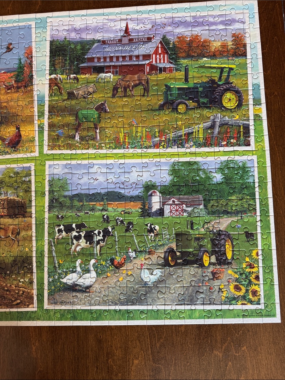 Ravensburger John Deere 500 piece large puzzle - Picture 5 of 6
